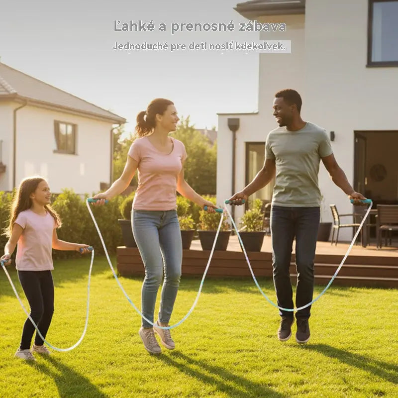 🏃【Kupite 2, dobite 2 gratis】🌈 LED svetleča kolebnica za otroke