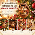 🎉【Kúpte 6 kusov a získajte 6 kusov zadarmo】12 kusov za 20,00 €🤩 🎁Nový 2D akrylový vianočný dizajn so zvieratami v tvare šišky