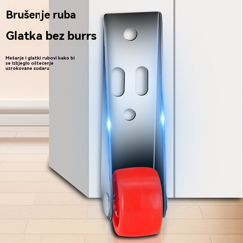 【10 komada】【 5 crvenih + 5 crnih + 20 vijaka】——24 EUR🚪 Nosač za klizna vrata s kotačima – tih, podesiv i jednostavan za ugradnju 🔧