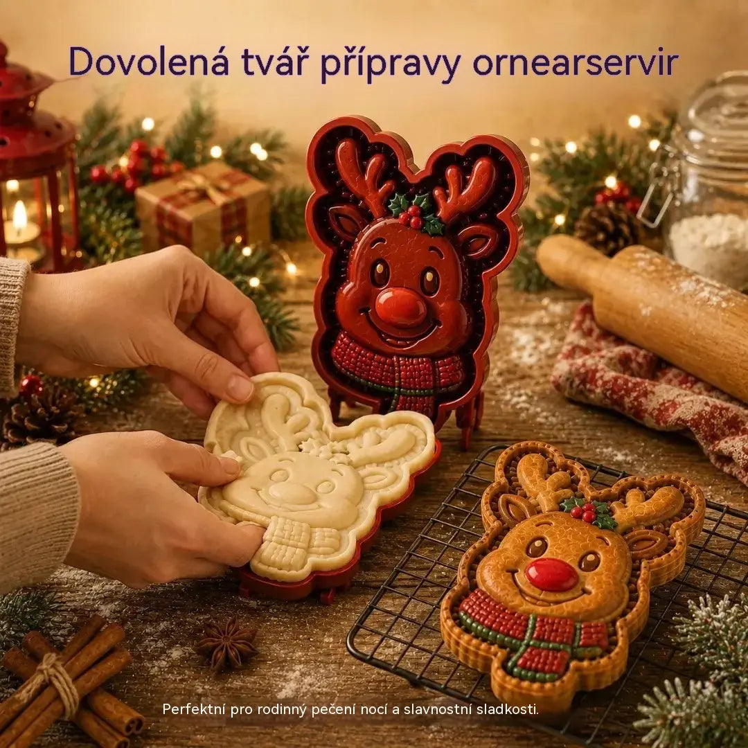 ⌛【Komplet 3 kosov】 21 € 🥧🎄 Komplet modelčkov za mini božične tortice z 9 različnimi motivi