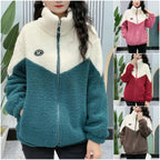 🔥【Kupite enega, dobite enega gratis】🐏【M-4XL】Zimska flis jakna, bombažna jakna, ojačana bombažna jakna iz jagnječje volne, topla jakna