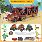 🦖🚛 Interaktívny nákladiak na prepravu dinosaurov: so svetlami, zvukmi a pohyblivými figúrkami – vydajte sa na zábavné praveké dobrodružstvo! ✨🎮
