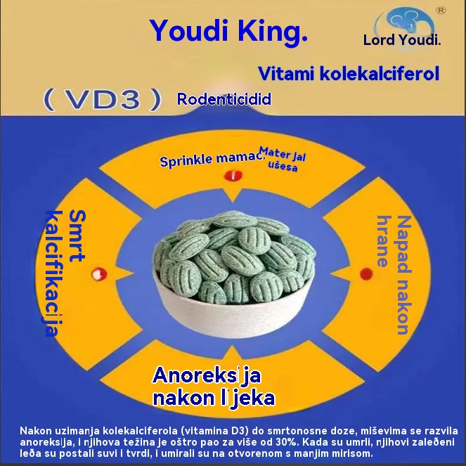 🔥【Kupite 2, dobijte 2 gratis】🐀⚠️Siguran i učinkovit rodenticid s kolekalciferolom