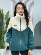 🔥【Kupite enega, dobite enega gratis】🐏【M-4XL】Zimska flis jakna, bombažna jakna, ojačana bombažna jakna iz jagnječje volne, topla jakna