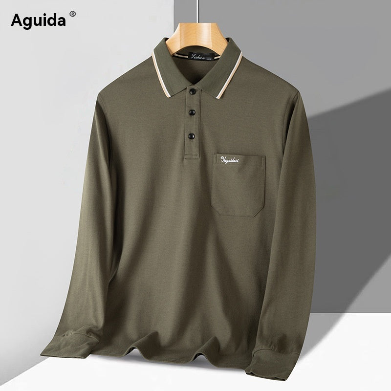 🔥🤵2026 Nova muška ležerna udobna polo majica dugih rukava
