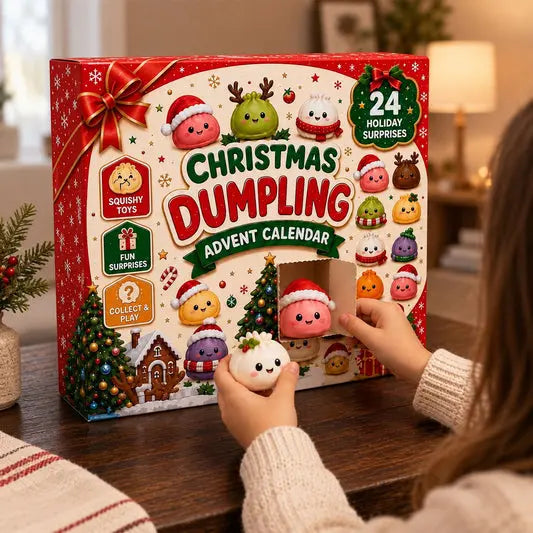 ❄️ 🥰 Dvadsaťštyri dní sa squishy – DIY dusená žemľa hračka slepá taška darček