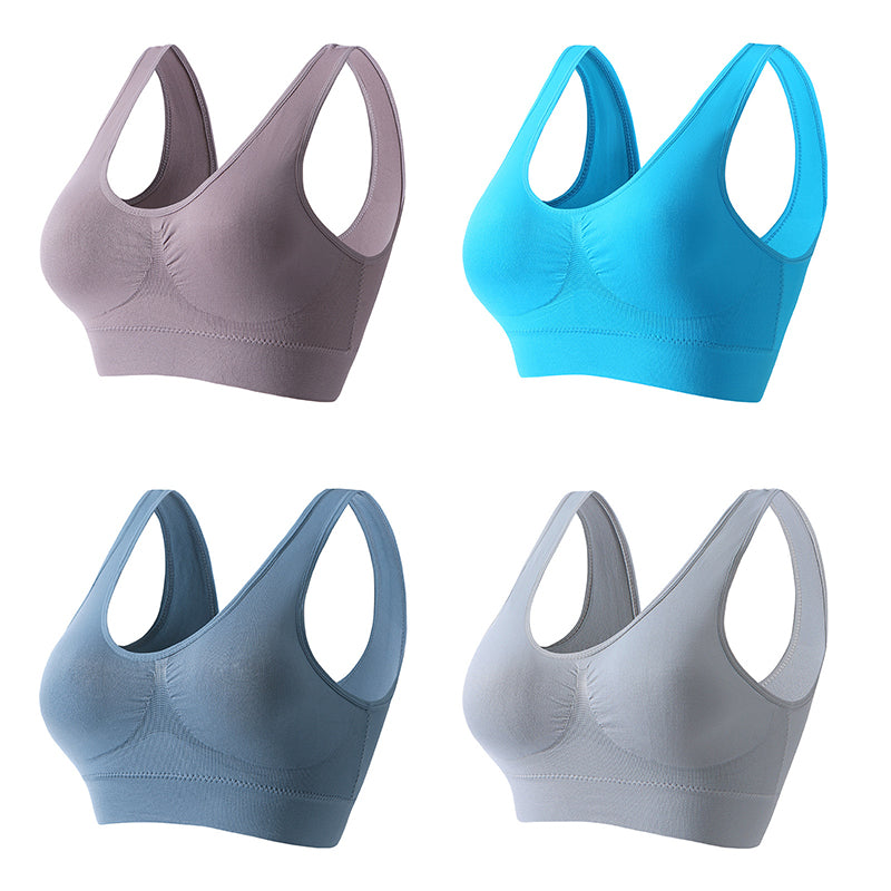 【4 artikla】【S-5XL】Seksi push-up grudnjak bez žice i za veće veličine