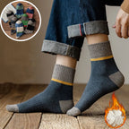 😍🧦【10 párov】Antibakteriálne, dezodorizačné a teplé vlnené ponožky na jeseň a zimu.