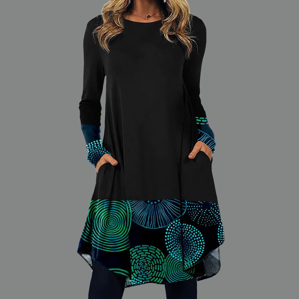 👗【Kúpte 1 a získajte 1 zadarmo】🍁【S-5XL】Dámske etnické módne ležérne šaty