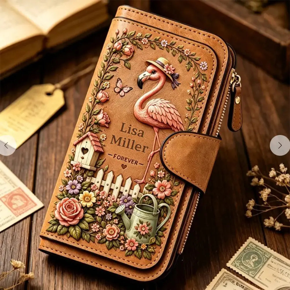 💰💰Personalizovaná peňaženka s motívom záhrady