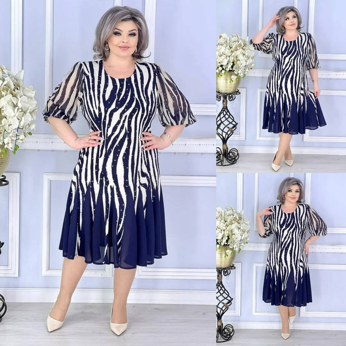 💙🌸【S-5XL】Nova elegantna haljina 2026