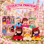 👸 Sada mini zberateľských bábik pre dievčatá · Dlhé vlasy a pohyblivé kĺby · Séria Princezná a séria Casual · Perfektný darček!