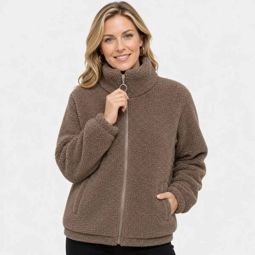 😍 Polovičná cena! 【M-4XL】Zimná fleecová bunda, zosilnená baránková bunda, hrejivá vesta