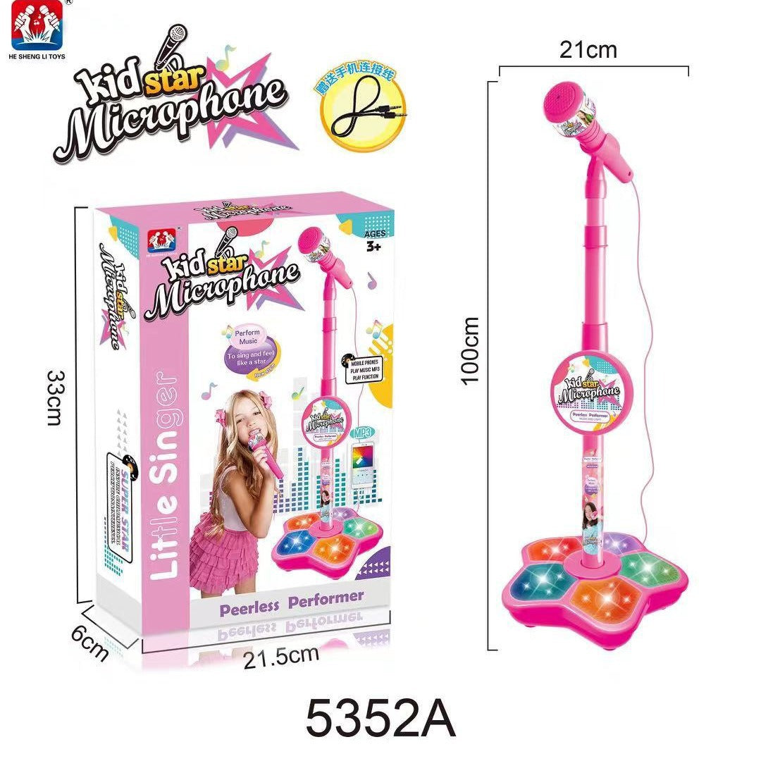 💥🔥Komplet mikrofonov, komplet karaoke naprave z lučko