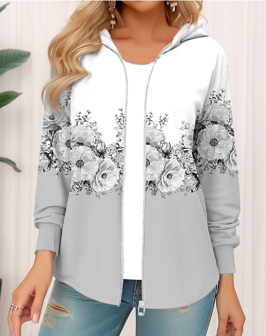 ⌛Popust kmalu poteče! 【Velikosti S-3XL】 Ženska jesenska jopa s potiskom