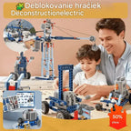 🤖🧩【396 kusov】【Časovo obmedzená ponuka: 50% zľava】Detská stavebnica elektrického robota - stavebné kocky