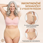 【6 kusov】【XL-4XL】Antibakteriálne nohavičky s vysokým pásom na kontrolu bruška 【45-110 kg】
