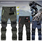 🏃‍♂️【S–5XL】2026 Nové pánske outdoorové jesenné a zimné nohavice – teplé, flísové, nepremokavé a vetruodolné