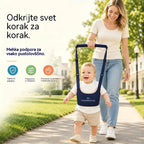 👶🍼 Nosilka za hojo in učenje | Nosilka za dojenčke 2 v 1, udobna, zračna in odporna proti padcem