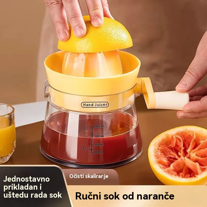 🔥Poboljšani prijenosni kućni sokovnik koji osigurava da se voće ne baca.