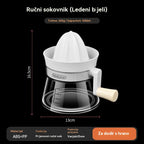 🔥Poboljšani prijenosni kućni sokovnik koji osigurava da se voće ne baca.