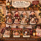 🎄❤️Roztomilá, praktická a přenosná dekorace „Good Luck Granny“ – dodá špetku hřejivé atmosféry.