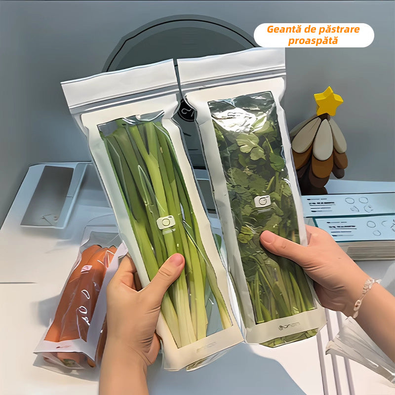 💥【100  komada】🥬Zadebljana, zatvorena, vodootporna vrećica za svježe stvari, vrećica s patentnim zatvaračem za pohranu hrane u hladnjaku, hrana