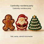 ⌛【3-dielna sada】21 €🥧🎄Sbírka mini forem na vánoční dorty s 9 vzory | 🫎Opakovaně použitelné reliéfní formy na tvarování detailních vánočních dortů ve tvaru Santa Clause, sněhuláka, soba a vánočního stromečku⛄