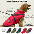 🐱🐶❄️【Kúp 1, získaj 1 zadarmo】Teplá zateplená bunda pre psov a mačky – vodeodolná, s reflexnými prvkami a integrovaným postrojom. Veľkosti S-5XL pre všetky plemená! ✨
