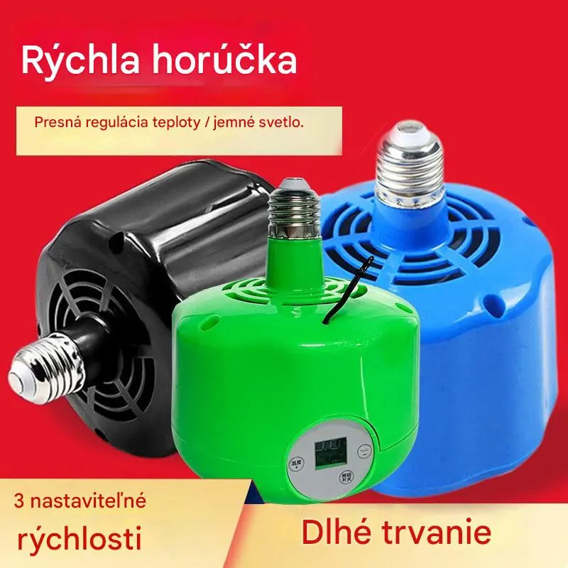 🔥🐣【2 kusy (1+1 zdarma)】Inteligentná vyhrievacia lampa s konštantnou teplotou – vhodná pre hydinu, malé zvieratá a chovné priestory.