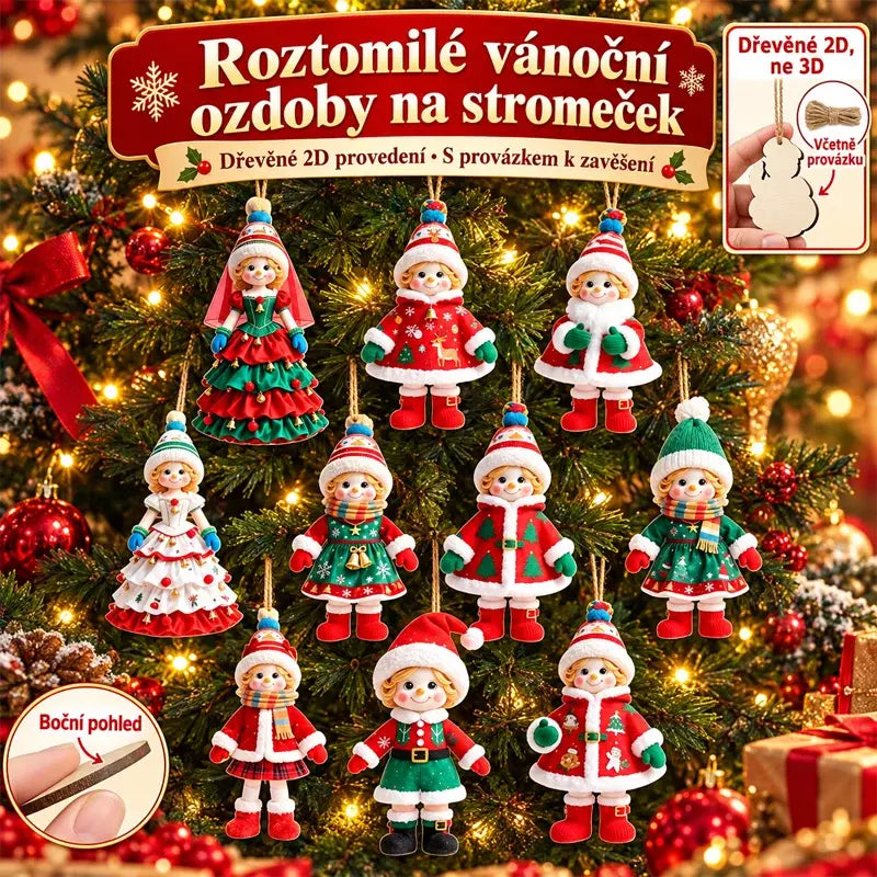 🎄【20/40 kusov】🎅Milé vianočné ozdoby✨