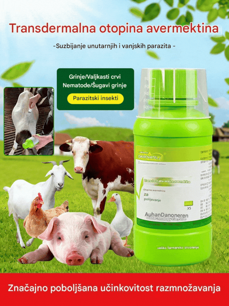 【Kupite 1, dobijte 1 gratis!】🌿【Suzbijanje štetočina】🐖🐄🐑 Riješite se grinja na svinjama, govedima i ovcama, zaštitite njihovo zdravlje i potaknite njihov rast! 💪✨
