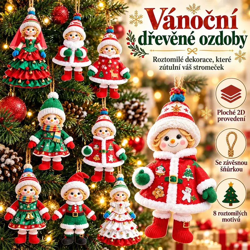 🎄【20/40 kusov】🎅Milé vianočné ozdoby✨